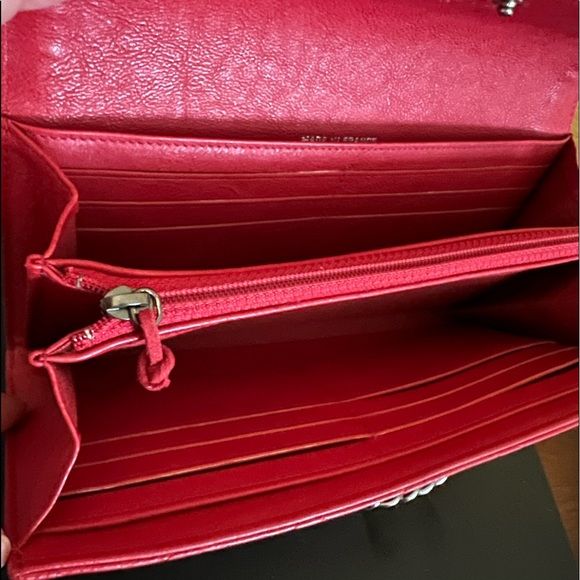 CHANEL Red Quilted Crossbody Bag - Picture 14 of 15